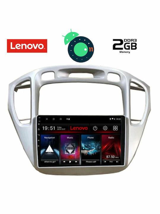 Lenovo LVB 4718_GPS Ηχοσύστημα Αυτοκινήτου για Toyota Highlander 2002-2009 (Bluetooth/USB/WiFi/GPS) με Οθόνη Αφής 9"