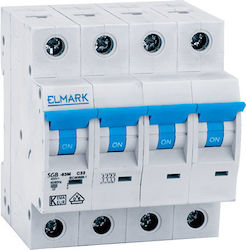 Elmark 4-Poles Automatic Circuit Breaker 20A 41420C