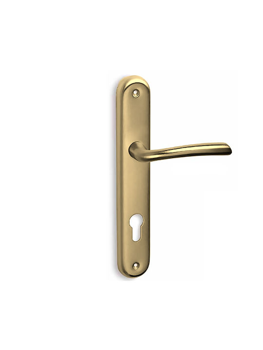 Conset Lever Front Door with Plate Left C285 (Center Distance 85mm) URL