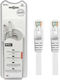 SGL U/UTP Καλώδιο Δικτύου Ethernet 1.5m Λευκό