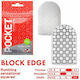 Tenga Pocket Stroker Masturbator Block Edge