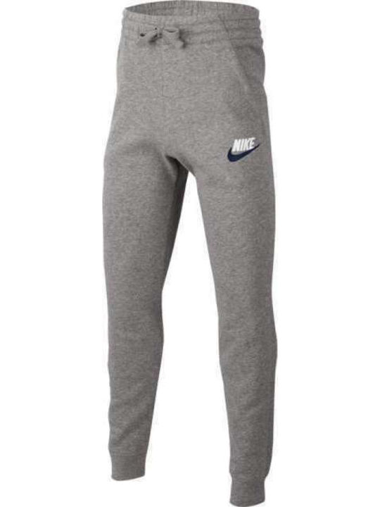 Nike Παιδικό Παντελόνι Φόρμας Γκρι Sportswear Club