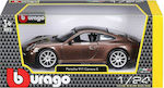 Bburago Αυτοκινητάκι Porsche 911 Carrera S Brown για 3+ Ετών