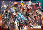 Grupo Erik Single Desk Pad Plastic Avengers Endgame Line Up Multicolour 50x35cm