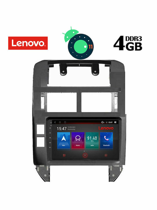 Lenovo Car-Audiosystem für Volkswagen Polo 2002-2009 (Bluetooth/USB/AUX/WiFi/GPS/Apple-Carplay) mit Touchscreen 9" DIQ_SSX_9755