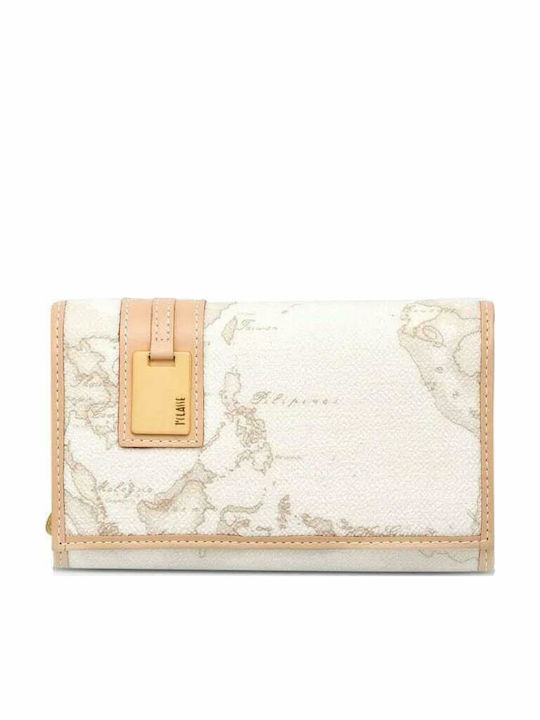 Large Leather Women's Wallet Classic White