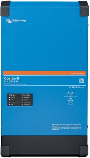 Victron Energy Quattro II 24/5000/120-50/50 Pure Sine Wave Inverter Power with Nominal Input Voltage 24V QUA242505010