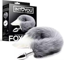 IntoYou Bdsm Line Fox Tail Anal Plug Klein White / Grey IntoYou Bdsm Line Fox Tail Anal Plug Klein White / Grey