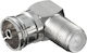 ATC Conotech Adaptor Μετατροπέας Coaxial female σε F-Connector female Ασημί