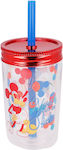 Stor Mickey Mouse Toddler Plastic Cup 370ml Red