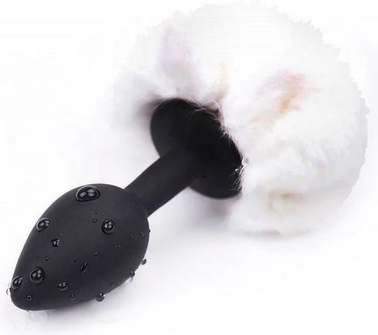 LateToBed Anal Plug Klein Black / White 7cm