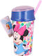 Stor Căniță pentru copii Minnie Feel Good din Plastic Roz 400ml 51101