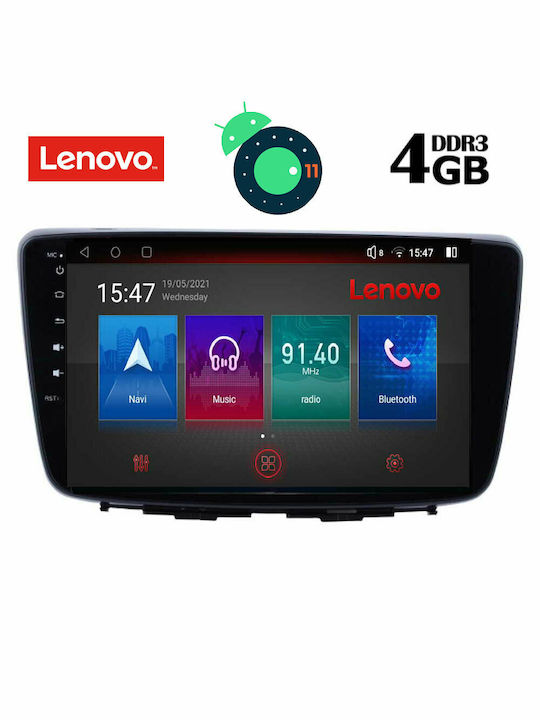 Lenovo Car-Audiosystem für Suzuki Baleno 2016+ (Bluetooth/USB/AUX/WiFi/GPS/Apple-Carplay) mit Touchscreen 9" DIQ_SSX_9672