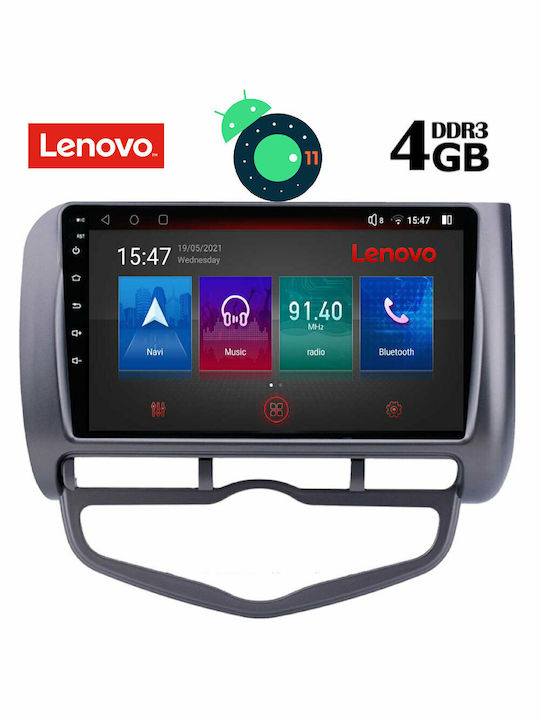 Lenovo Car-Audiosystem für Honda Jazz 2002-2008 mit Klima (Bluetooth/USB/AUX/WiFi/GPS/Apple-Carplay) mit Touchscreen 9" DIQ_SSX_9210CL