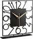 HomeMarkt Tabletop Clock Black HM7469