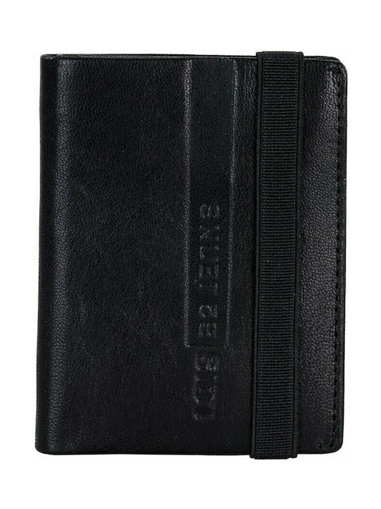 Lois Men's Leather Wallet with RFID Black