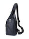 XB-131 Leather Men's Bag Sling Black