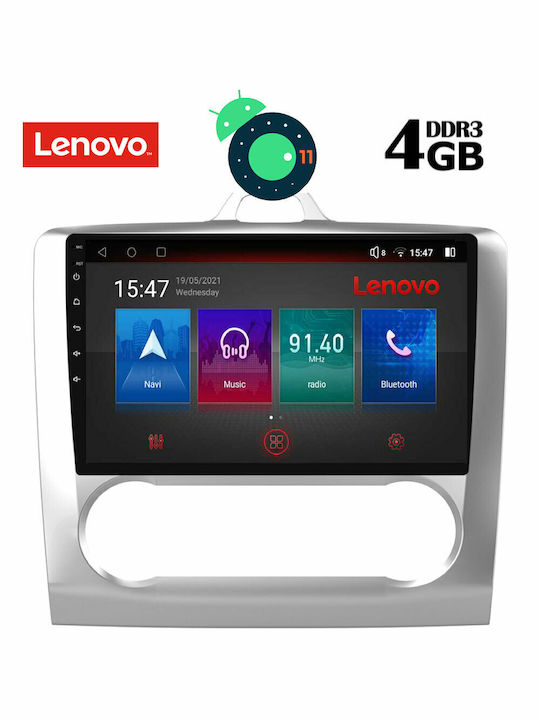 Lenovo Car-Audiosystem für Ford Schwerpunkt 2005-2012 mit Klima (Bluetooth/USB/AUX/WiFi/GPS/Apple-Carplay) mit Touchscreen 9" DIQ_SSX_9156CL