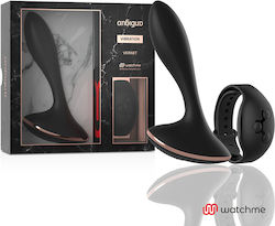 Dream Love Anbiguo Watchme Vernet Anal Plug mit kabelloser Funktion und Vibration Schwarz 15.5cm