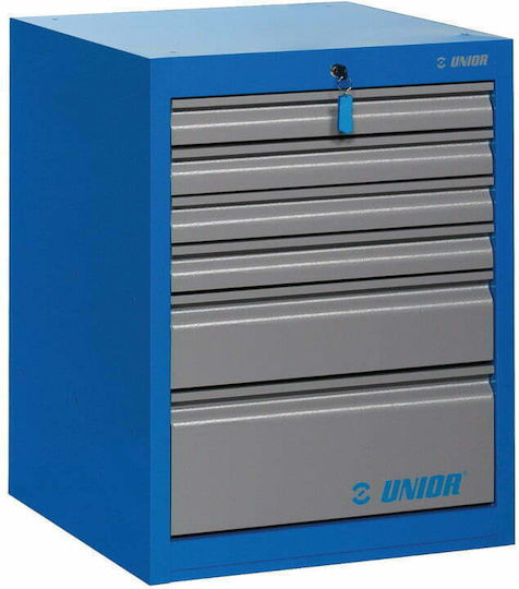 Unior Sertar pentru scule Metal 6 locuri L66.3xA65xÎ87cm. 990WD6LC100