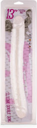 International Silicone Double Dong Διπλό Dildo Clear 33cm
