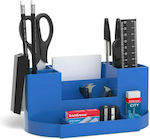 Plastik Schreibtisch-Organizer in Blau Farbe