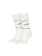 Levi's Solid Color Socks White 2Pack