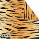Fabi Χαρτόνι Zoo Διπλής Όψης Τίγρης 50x70εκ.