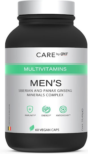 QNT Care Men's Multivitamins Multivitamin 60 Vegetable Capsules