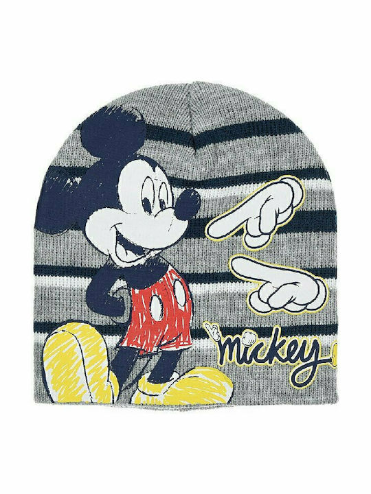 Kinder Mütze Gestrickt Gray