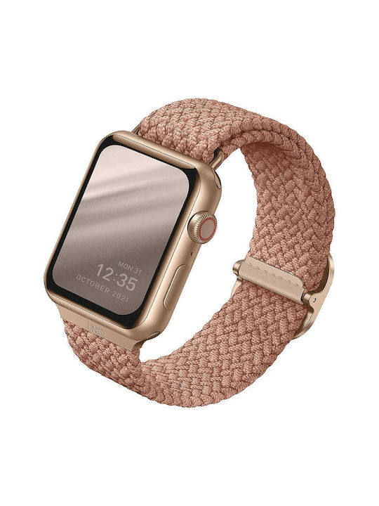 Uniq Aspen Braided Λουράκι Υφασμάτινο Ροζ (Apple Watch 38/40/41mm)