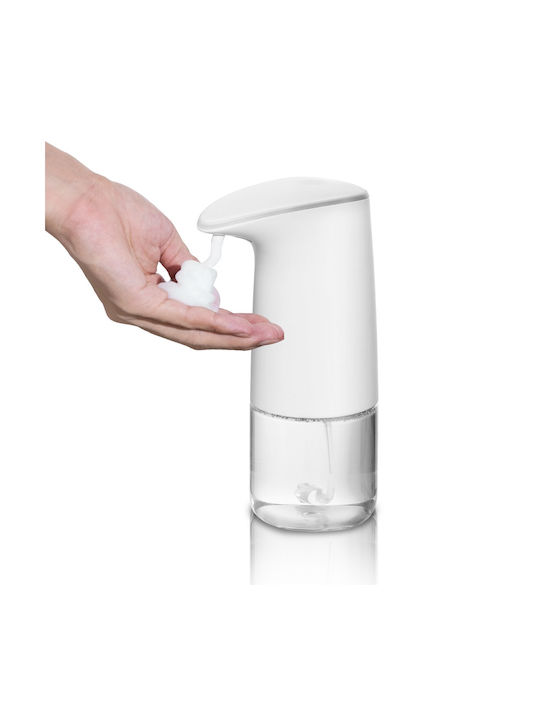 16.008.0001 Tabletop Automatic Plastic Foam Dispenser White 450ml