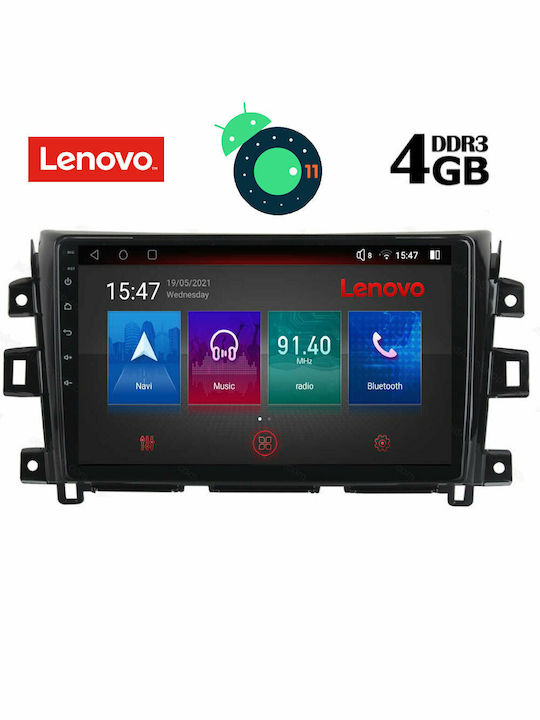 Lenovo Car-Audiosystem für Nissan Navara 2016 (Bluetooth/USB/AUX/WiFi/GPS/Apple-Carplay) mit Touchscreen 9" DIQ_SSX_9455