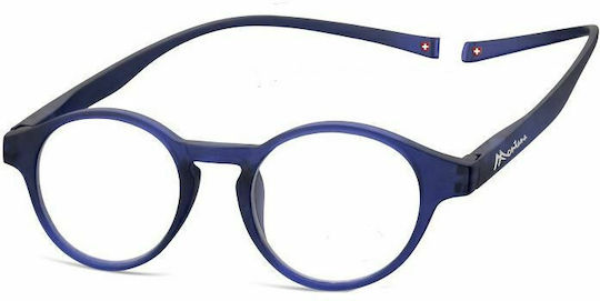 Montana Eyewear MR60 Reading Glasses +2.50 in Blue color MR60B