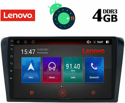 Lenovo Ηχοσύστημα Αυτοκινήτου για Mazda 3 2003-2008 (Bluetooth/USB/WiFi/GPS) με Οθόνη Αφής 9"