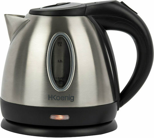 HKoenig Kettle 1.2lt 1630W Silver