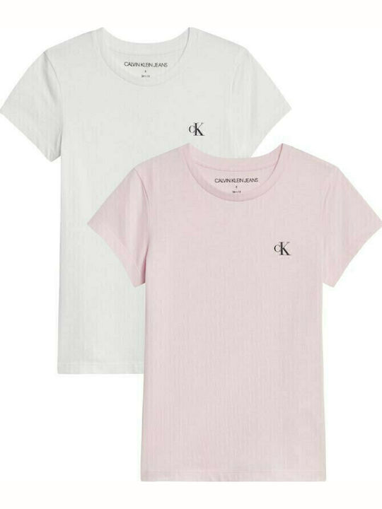 Calvin Klein Σετ Παιδικά T-shirts Πολύχρωμα Mon...