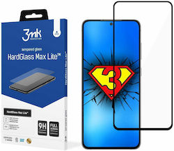 3MK HardGlass Max Lite Full Face Tempered Glass Μαύρο (Galaxy S21 FE 5G)