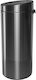 Brabantia Touch New Waste Bin Metallic Push Black 30L