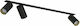 Nowodvorski Mono Surface Triple Spot with Socket GU10 in Black Color