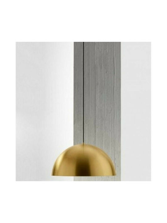 Gea Luce Bonella S/P Pendant Light Single-Light Bell for Socket E27 Gold