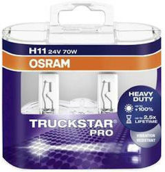 Osram Lamps Truck TruckStar Pro H11 Halogen 24V 70W 2pcs