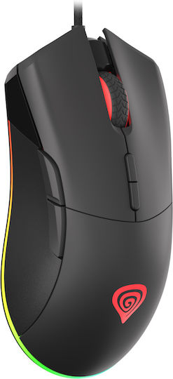 Genesis Krypton 290 RGB Gaming Ποντίκι 6400 DPI Μαύρο