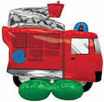 Ballon Folie Jumbo Mehrfarbig Airloonz Fire Truck 88cm