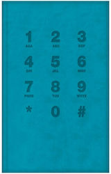 Exas Paper Phone Directory 256 Pages Turquoise 14x21cm