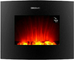 Cecotec Ready Warm 2650 Curved Flames Connected Επιτοίχιο Ηλεκτρικό Τζάκι 2000W 66x52cm Μαύρο