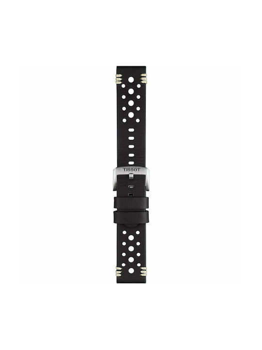 Tissot Leather Strap Black 22mm