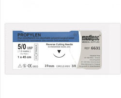 Medipac Propylen 5/0 Surgical Suture 19mm