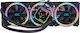 Alphacool Eisbaer Aurora LT360 Water Cooling System AIO CPU with 3 Fans 120mm and ARGB Lighting