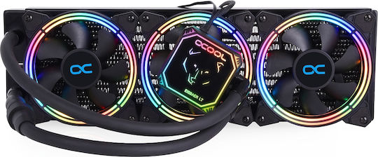Alphacool Eisbaer Aurora LT360 Water Cooling System AIO CPU with 3 Fans 120mm and ARGB Lighting